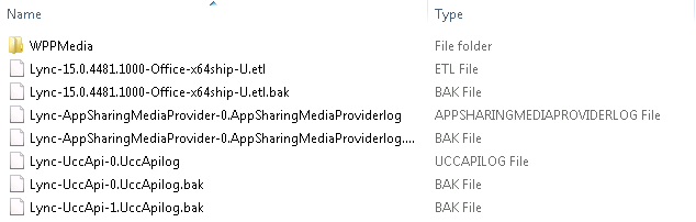 Lync2013-TracingFolder